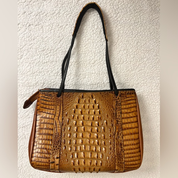 Jo Ann Page Short Kachi Cognac Hornback Lizard & Chicas Cow, Full-grain Leather - Picture 2 of 14
